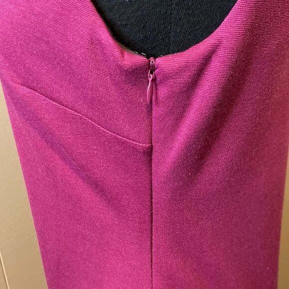 Z Morgan McFeeters Women’s 4 Midi Dress Colorblock Sleeveless 60s Back Slit - Picture 5 of 11